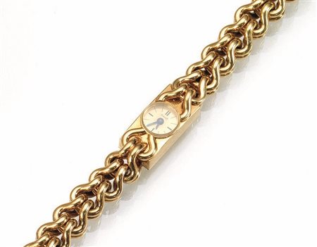 Bracciale-orologio per signora, Piaget, in oro giallo 18 ktQuadrante...