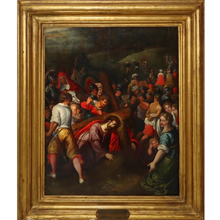 Simone de Wobreck (Haarlem 1557)  - Salita al calvario