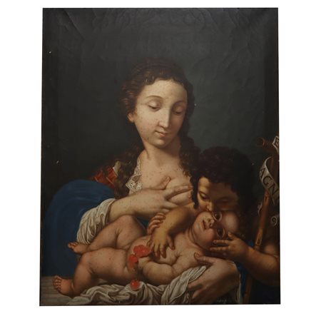 Madonna del latte con bambino e San Giovannino, XVIII / XIX Secolo