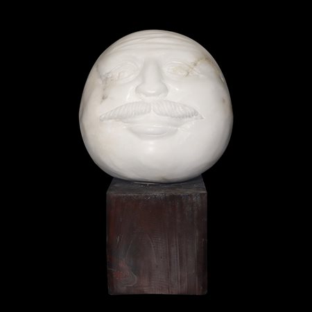 Michele Valenza - Globo bifacciale raffigurante sole e luna