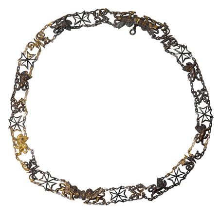 Collare di onorificenza in argento, XVIII Secolo