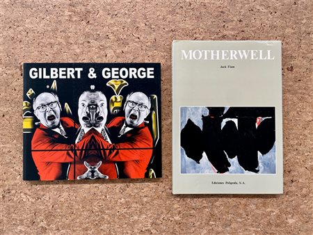 GILBERT & GEORGE E ROBERT MOTHERWELL - Lotto unico di 2 cataloghi