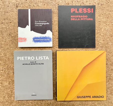 ARTISTI ITALIANI DEL DOPOGUERRA - Lotto unico di 4 cataloghi