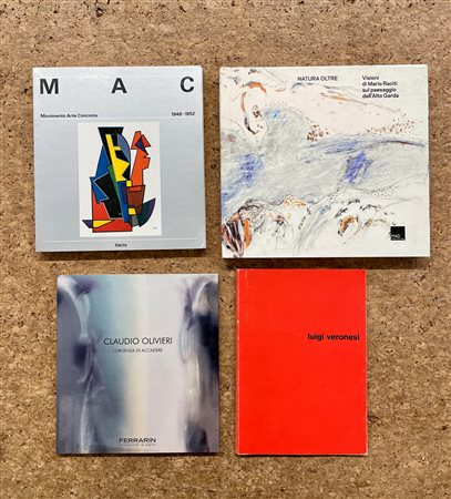 PITTORI ITALIANI DEL DOPOGUERRA - Lotto unico di 4 cataloghi