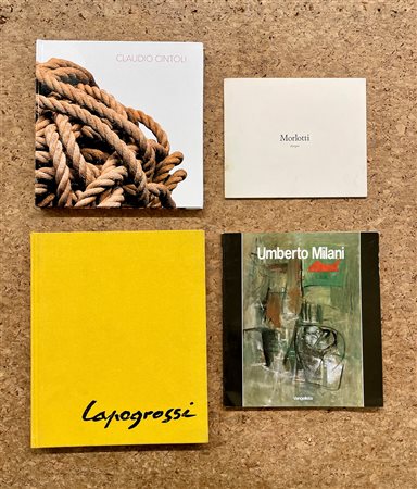 ARTISTI ITALIANI DEL DOPOGUERRA - Lotto unico di 4 cataloghi