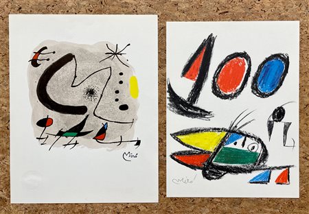 EDIZIONI BOLAFFIARTE (JOAN MIRÓ) - Lotto unico di 2 opere