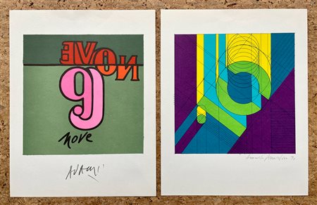 EDIZIONI BOLAFFIARTE (VALERIO ADAMI E ARNALDO POMODORO) - Lotto unico di 2 opere