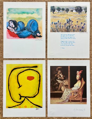 EDIZIONI BOLAFFIARTE (DOMENICO CANTATORE, MICHELE CASCELLA, ARTURO CARMASSI E RICCARDO TOMMASI FERRONI) - Lotto unico di 4 opere