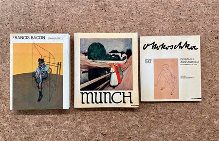 MUNCH, BACON E KOKOSCHKA - Lotto unico di 3 cataloghi