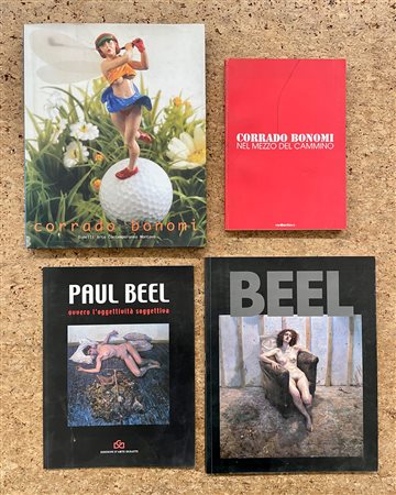 PAUL BEEL E CORRADO BONOMI - Lotto unico di 4 cataloghi