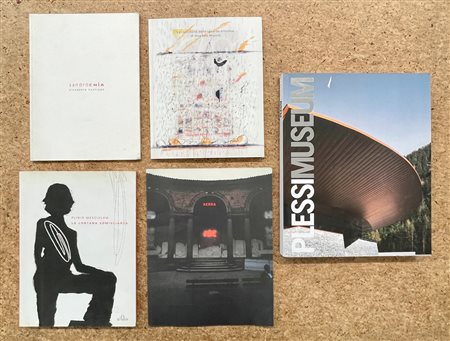 ARTE CONTEMPORANEA ITALIANA - Lotto unico di 5 cataloghi