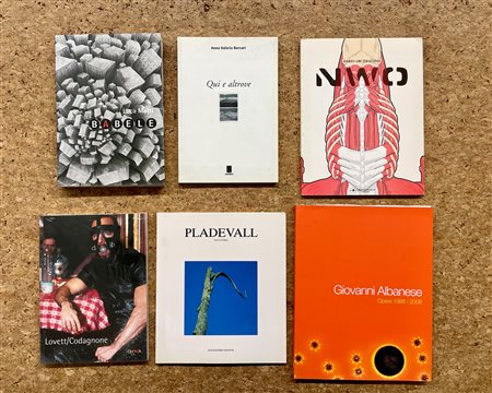 ARTE CONTEMPORANEA - Lotto unico di 6 cataloghi