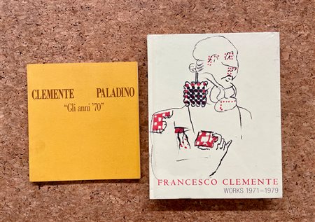 FRANCESCO CLEMENTE E MIMMO PALADINO - Lotto unico di 2 cataloghi