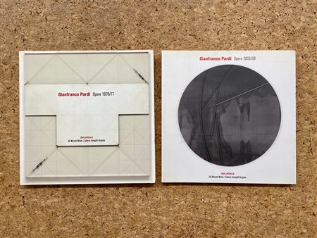 GIANFRANCO PARDI - Lotto unico di 2 cataloghi