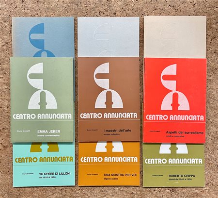 EDIZIONI GALLERIA ANNUNCIATA - Lotto unico di 9 cataloghi