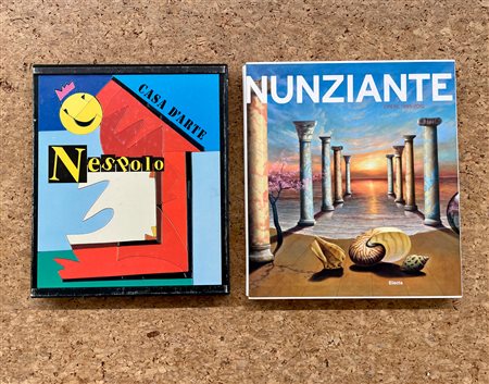 UGO NESPOLO E ANTONIO NUNZIANTE - Lotto unico di 2 cataloghi