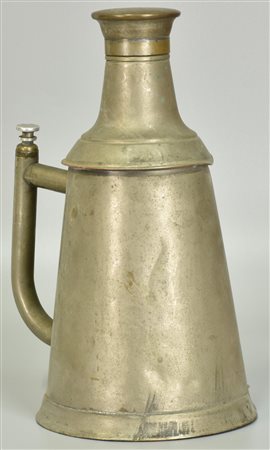 BAGNAFIORI in alluminio h cm 26, diam cm 14 alla base Lievi difetti