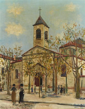 UTRILLO MAURICE (1883 - 1955) - Eglise Saint - Maurice à Lyon-Monplaisir (Rhone).