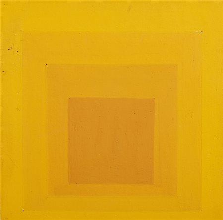 ALBERS JOSEF (1888 - 1976) - Homage to the Square. Maquette per l' arazzo "4 carrés jaune orange".