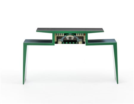 Alessandro Mendini Prototipo della console modello "Cerambice". Esecuzione Zabro