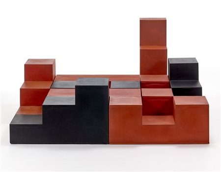 Mario Bellini Elementi componibili della serie "Gli Scacchi". Produzione C&B, It