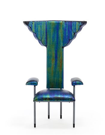 Ugo La Pietra Seduta modello "Poltroncina". Esecuzione Zanotta, Nova Milanese, 1