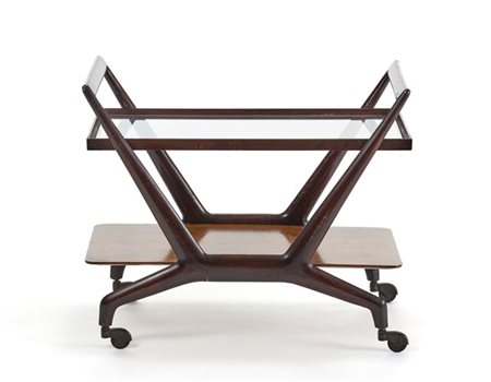 Ico Parisi Carrello modello "1949.8B". Esecuzione F.lli Rizzi, Intimiano, 1950ca