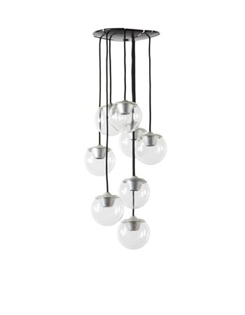 Gino Sarfatti Lampada a sospensione modello "2095/8". Produzione Arteluce, Milan