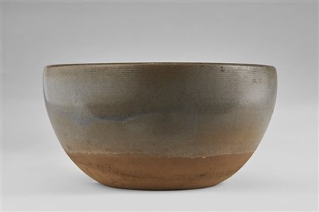 Nanni Valentini (Attribuito)
Ciotola lavorata al tornio in terracotta smaltata g