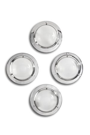 Luigi Caccia Dominioni Quattro plafoniere-appliques modello "LSP6 Tommy". Produz