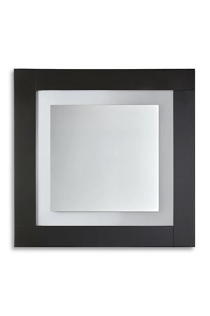 Luigi Caccia Dominioni Specchio. Produzione Azucena, Milano, anni '70/'80. Legno