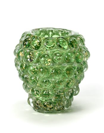 Ercole Barovier Vaso con corpo a sezione circolare rastremata della serie "Lenti