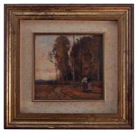 LUDOVICO TOMMASI LIVORNO 1866 - FIRENZE 1941 Paesaggio toscano 