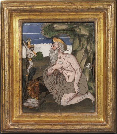 Scuola Italia settentrionale, fine sec. XVIISAN GIROLAMO PENITENTEolio su...