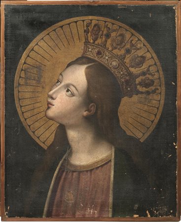 Scuola fiorentina, sec. XVIIIVERGINE ANNUNCIATAolio su tela, cm 63,5x51