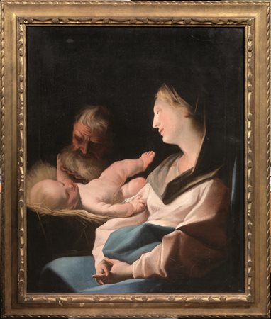 Scuola Italia settentrionale, inizi sec. XVIIADORAZIONE DEL BAMBINOolio su...