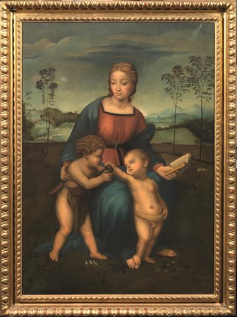 Da Raffaello SanzioMADONNA DEL CARDELLINOolio su tela, cm 109x78 copia...