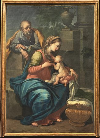 Scuola toscana, sec. XVIIISACRA FAMIGLIAolio su tela, cm169x115