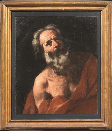 Scuola napoletana, sec. XVIISAN GEROLAMOolio su tela, cm 78x65,5