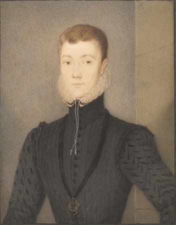 Artista inglese, sec. XIXRITRATTO DI LORD DARNLEYtempera su carta, cm 15x12al...