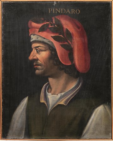 Scuola fiorentina, inizi sec. XVIIIORFEOPINDAROcoppia di dipinti ad olio su...