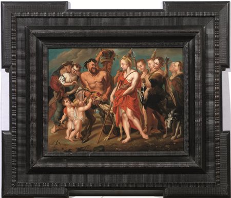 Maniera della pittura fiamminga del SeicentoTRIONFO DI BACCO E ARIANNAolio su...