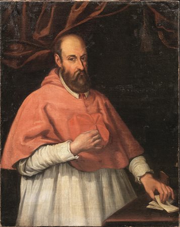 Scuola romana, fine sec. XVII-inizi XVIIIRITRATTO DI CARDINALEolio su tela,...