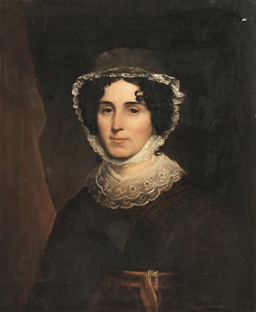 Scuola italiana, inizi sec. XIXRITRATTO DI GENTILDONNAolio su tela, cm 76,5x63