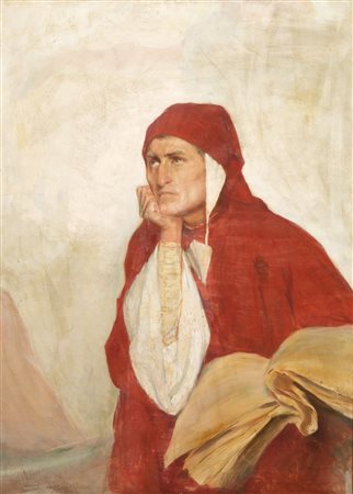 Silvio Bicchi(Livorno 1878 - Alessandria d'Egitto 1949)DANTE ALIGHIERIolio su...