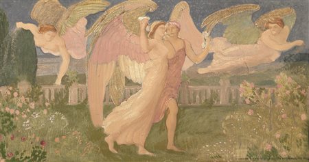 Adolfo De Carolis(Montefiore Dell'Aso (AP) 1874 - Roma 1928)SCENA...