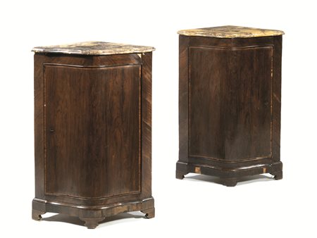 Coppia di angoliere, Italia settentrionale, seconda metÃ sec. XVIII, in...