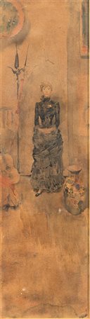 Fabio Fabbi(Bologna 1861 - Casalecchio di Reno 1946)GENTILDONNA IN...