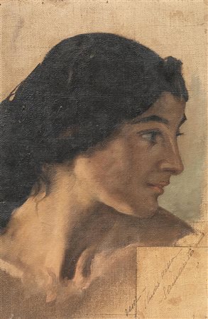 Attribuito a Stefano UssiSTUDIO DELLA SAMARITANAolio su tela, cm 37x24firmato