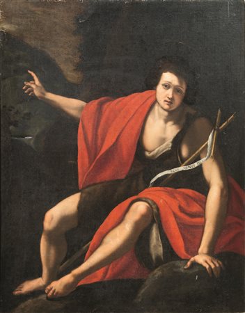 Scuola fiorentina, sec. XVIISAN GIOVANNI BATTISTAolio su tela, cm 124x99